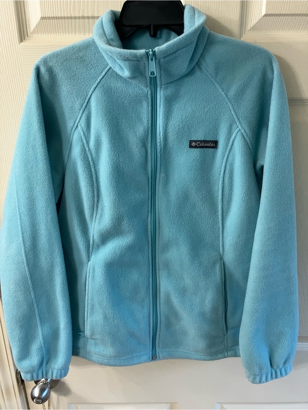 Columbia Light Blue Full-Zip Kids Fleece Jacket